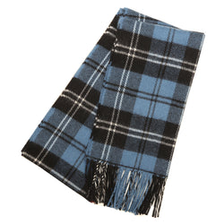 Lambswool Tartan Scarf - Ramsay Blue Ancient