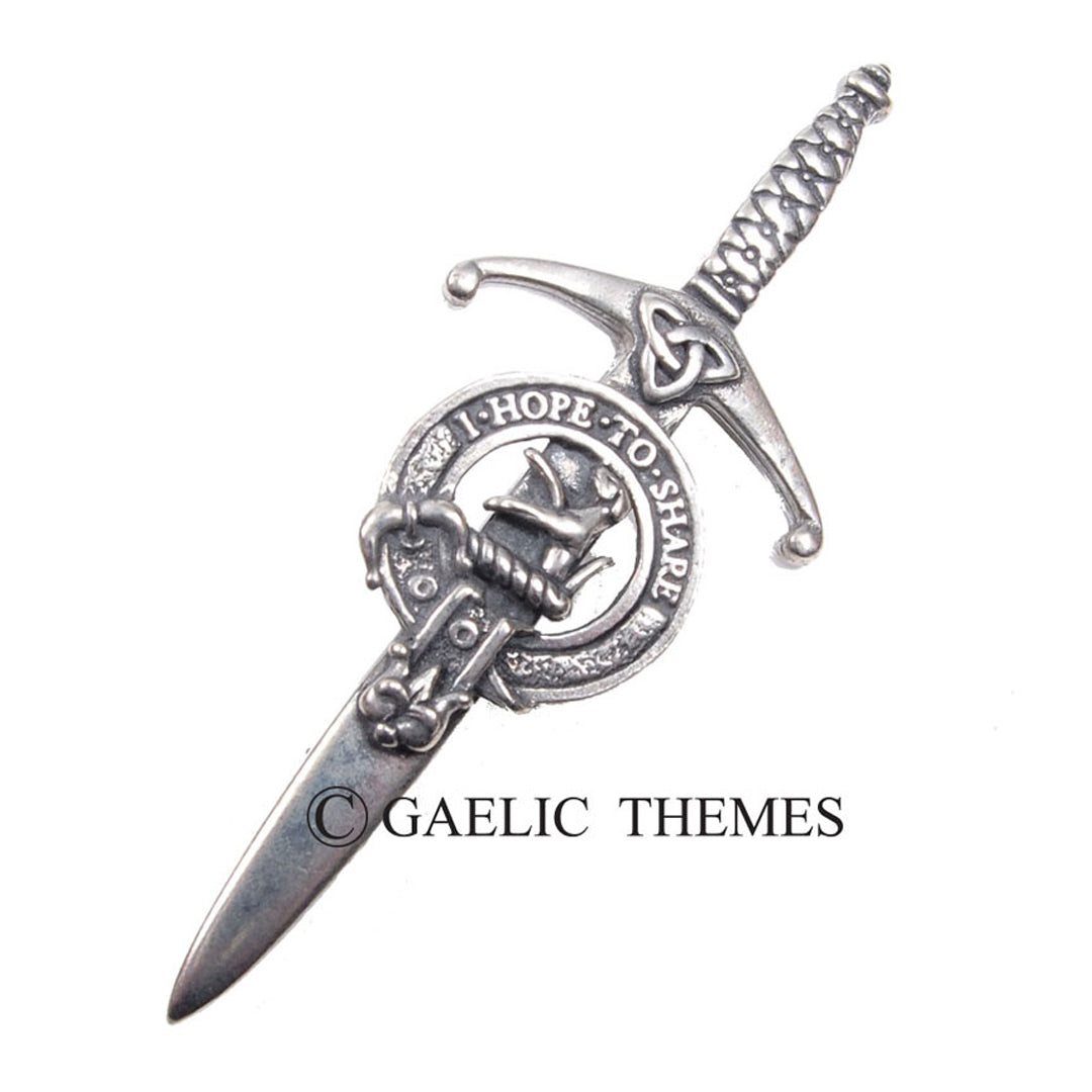 Clan Crest Kilt Pin - Riddell