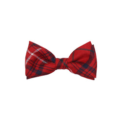 Boy's Tartan Bow Tie - Rose Modern