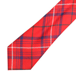 Men's Tartan Tie - Rose Modern