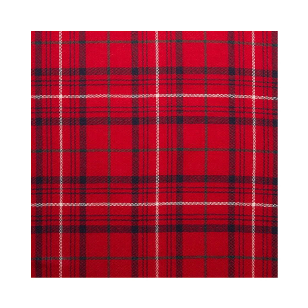 Tartan Pocket Square - Rose Modern