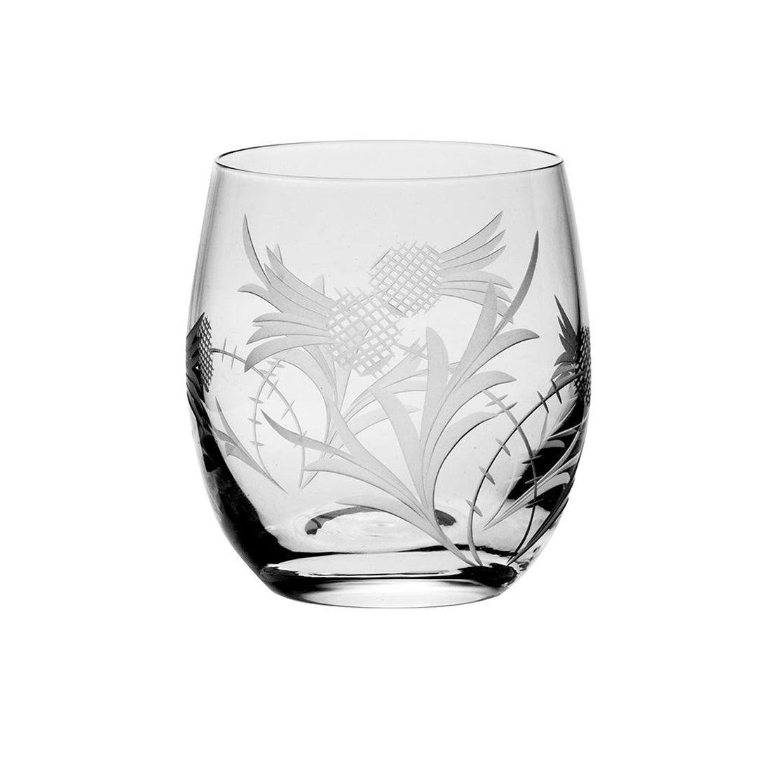 Royal Scot "Flower of Scotland" Whisky Tumbler Barrel Shape