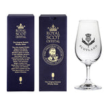 Royal Scot "Thistle" Stemmed Whisky Glass Boxed