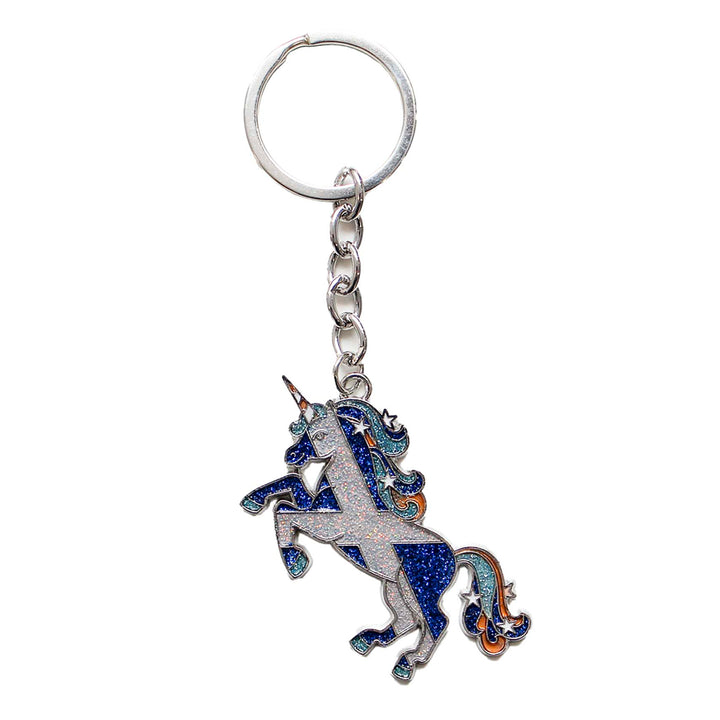 Saltire Unicorn Keychain