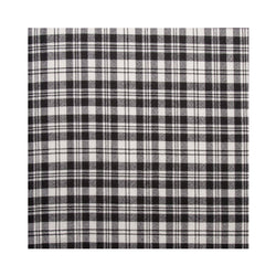 Tartan Pocket Square - Scott Black and White