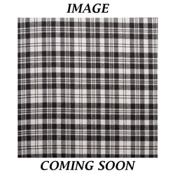 Tartan Shawl - Scott Black and White