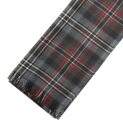 Fine Weight Tartan Scarf - Scott Green Weathered