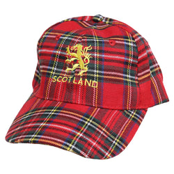 Scottish Lion Tartan Baseball Cap