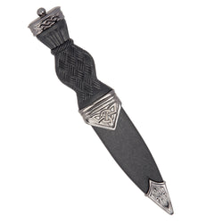 Sgian Dubh - Black Chrome Celtic