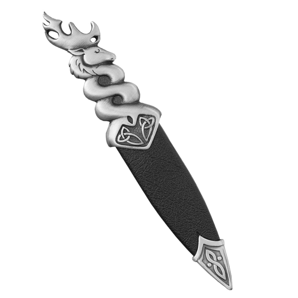 Sgian Dubh Antique Stag Tartantown Ltd