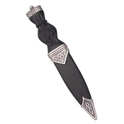 Sgian Dubh, Matte Pewter (Celtic)