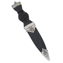 Sgian Dubh, Matte Pewter (Thistle)