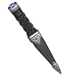 Sgian Dubh, Pewter Saltire Top