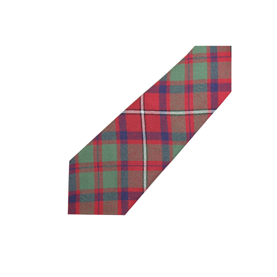 Boy's Tartan Tie - Shaw Red Modern