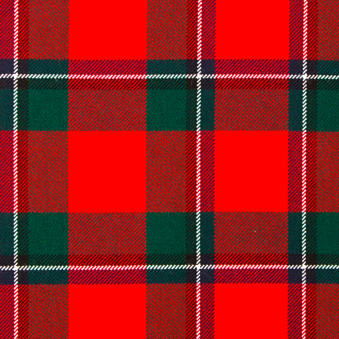 Sinclair Red Modern Tartan