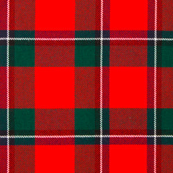 Sinclair Red Modern Tartan