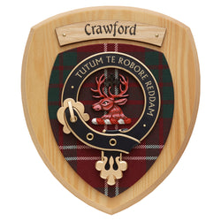 Small Crawford Wall Plaque Light Wood
