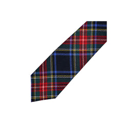 Boy's Tartan Tie - Stewart Black Modern