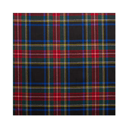 Tartan Pocket Square - Stewart Black Modern
