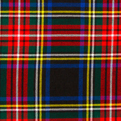 Stewart Black Modern Tartan