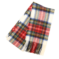 Lambswool Tartan Scarf - Stewart Dress Modern
