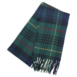 Lambswool Tartan Scarf - Stewart Hunting Modern