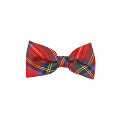 Boy's Tartan Bow Tie - Stewart Royal Modern