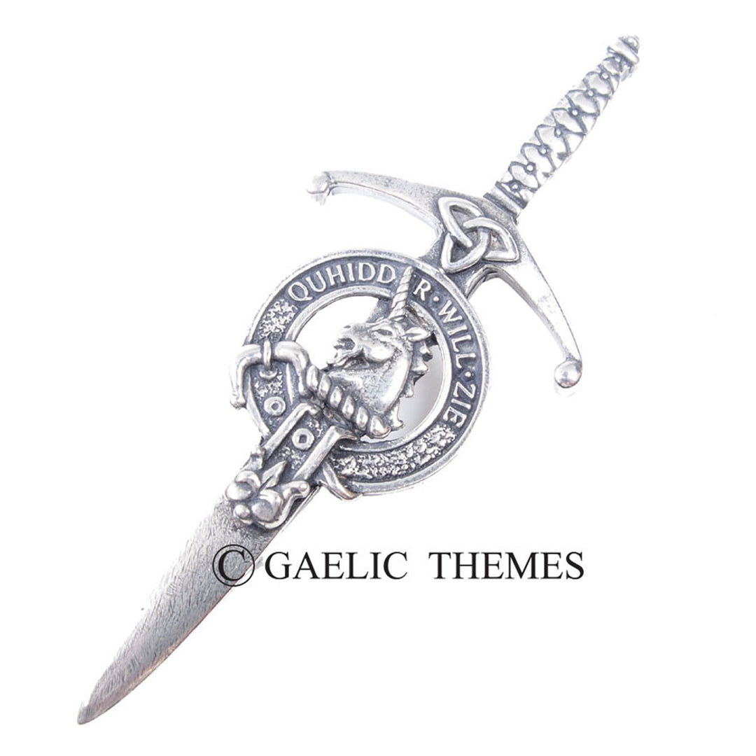 Clan Crest Kilt Pin - Stewart of Appin