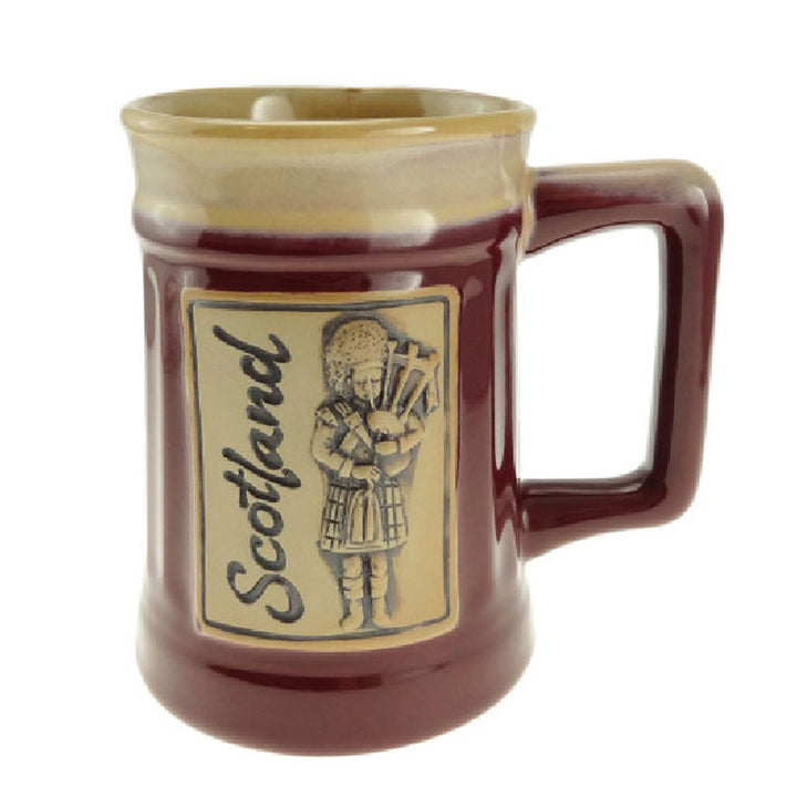 Stoneware Beer Mug - Piper Red
