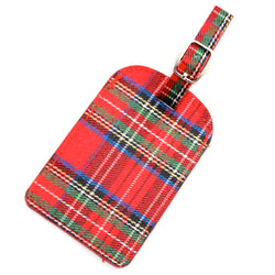Tartan Luggage Tag