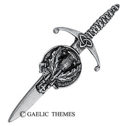 Clan Crest Kilt Pin - Thistle