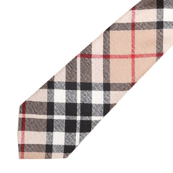 Men's Tartan Tie - Thomson Camel