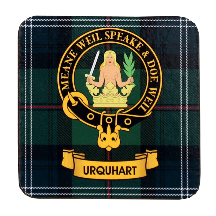 Clan Crest Drink Coaster - Urquhart