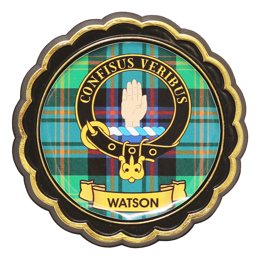 Clan Crest Fridge Magnet - Watson