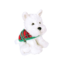 Westie with Tartan Vest