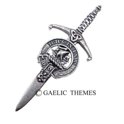 Clan Crest Kilt Pin - Wood