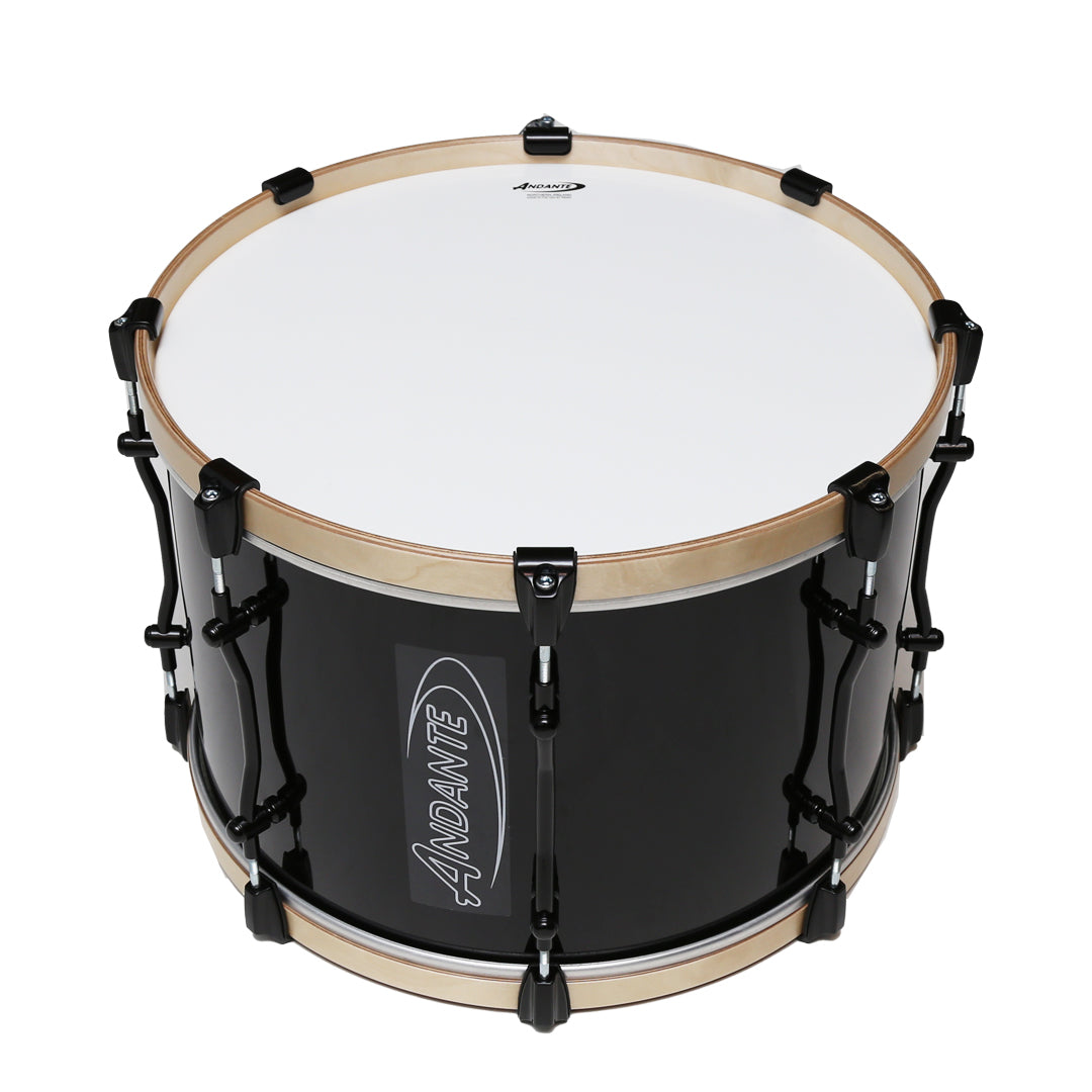 Andante Tenor Drum - Black 18" x 14"