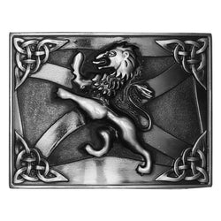 Belt Buckle - Saltire Lion Antique