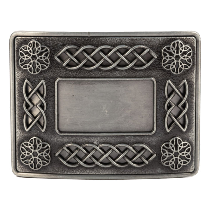 Belt Buckle, Celtic Shade Matte Black