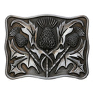 Belt Buckle, Gunmetal Thistle