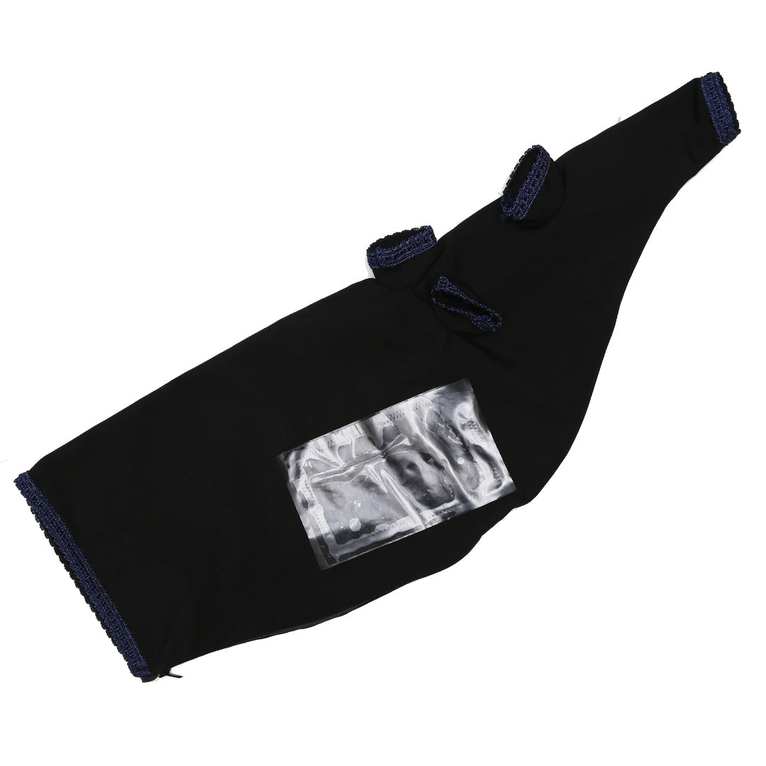 Black Bag Cover with Navy Trim (Large)