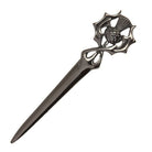 Black Chrome Thistle Kilt Pin
