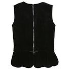 Black Standard National Vest Zipper Back