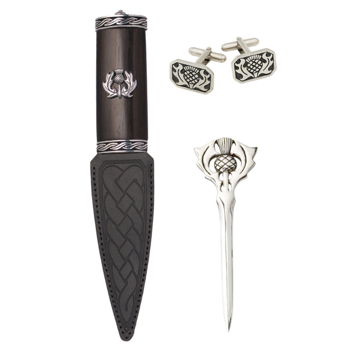 Blackwood Thistle Sgian Dubh Gift Set