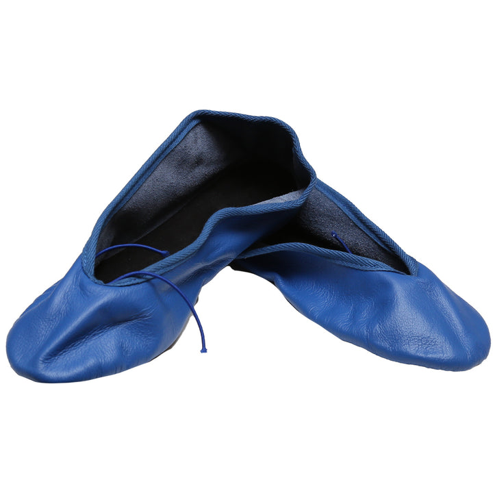 Blue Scottish Country Dance Slippers