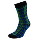 Blue Tartan Crew Socks