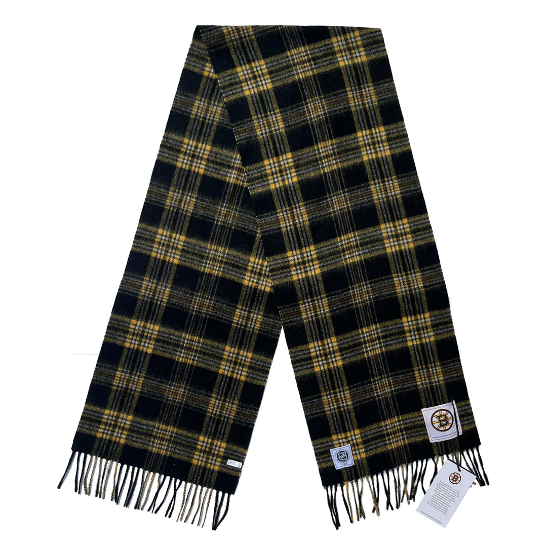 Boston Bruins Lambswool Tartan Scarf