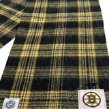 Boston Bruins Lambswool Tartan Scarf Close