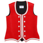 Bright Red Highland Vest