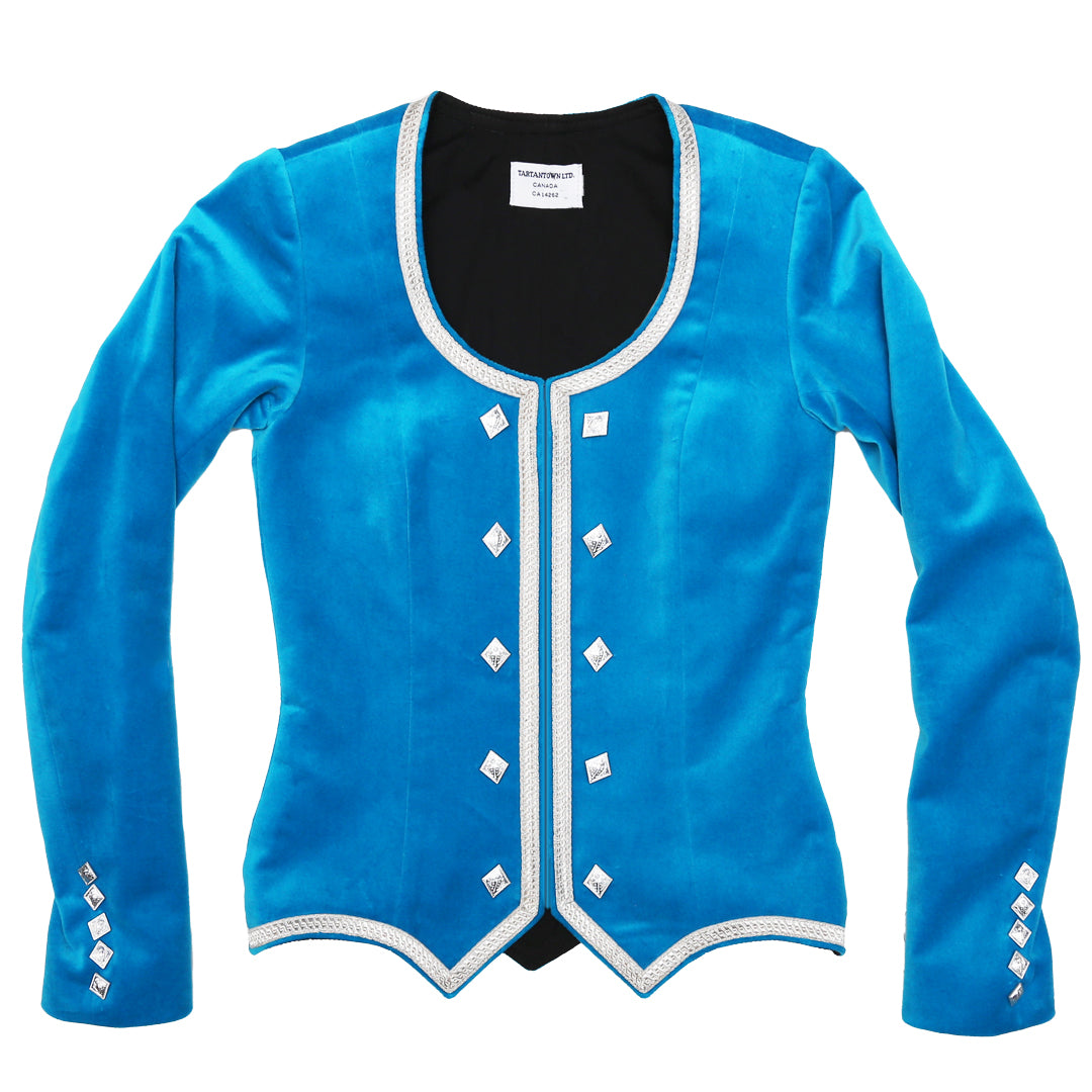 Bright Turquoise RSOBHD Highland Dance Jacket